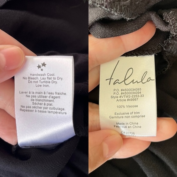 Talula Black Peplum Tank Top XXS - Picture 7 of 10